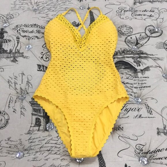 Robin Piccone Chira V-Neck One-Piece Swimsuit - Picture 3 of 7